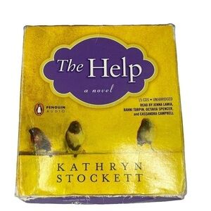 🟢 3/$15 “The Help” an audio 15 CD DISC Unabridged Novel by Kathryn Stockett